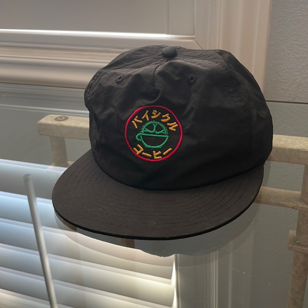 Black Nylon SnapBack Hat